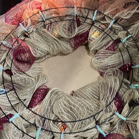 Handmade Fall Holiday Wreath 30” - Picture 2 of 2